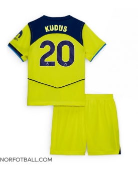 Billige Fotballdrakt Tottenham Hotspur Mohammed Kudus #20 Replika Tredjedraktsett Barn 2025-26 Kortermet (med bukser)